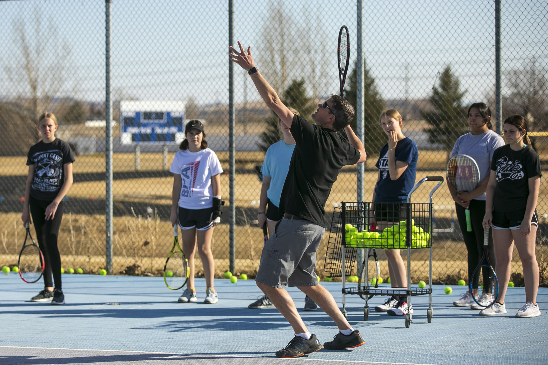 Skyview tennis practice
